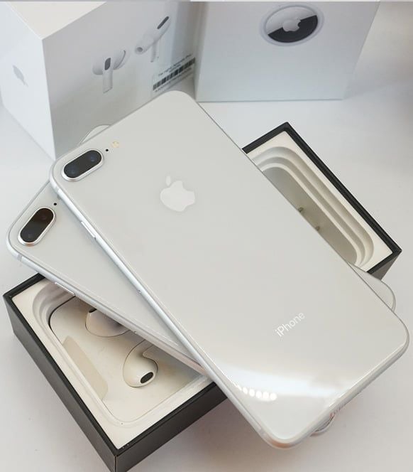 iPhone 8 Plus 64GB Quốc tế cũ 99% - Trắng bạc - Không zin tặng máy