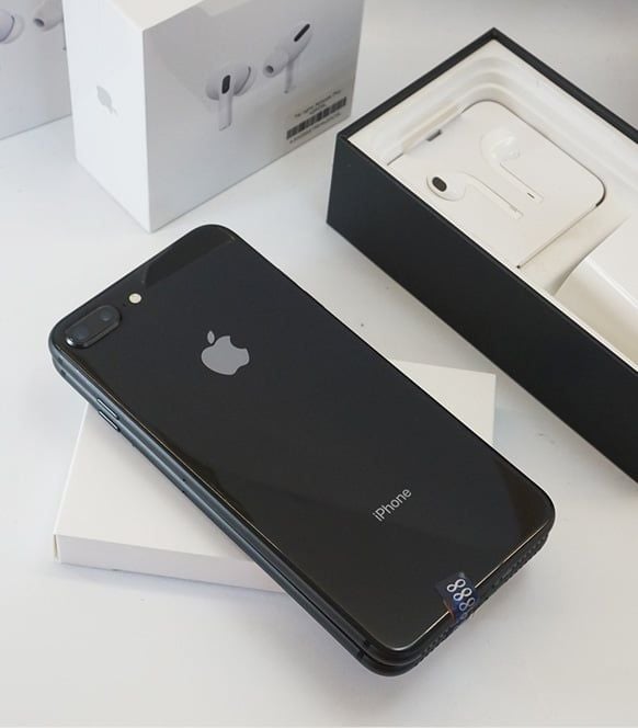 iPhone 8 Plus 64GB Quốc tế cũ 99% - Đen xám - Không zin tặng máy