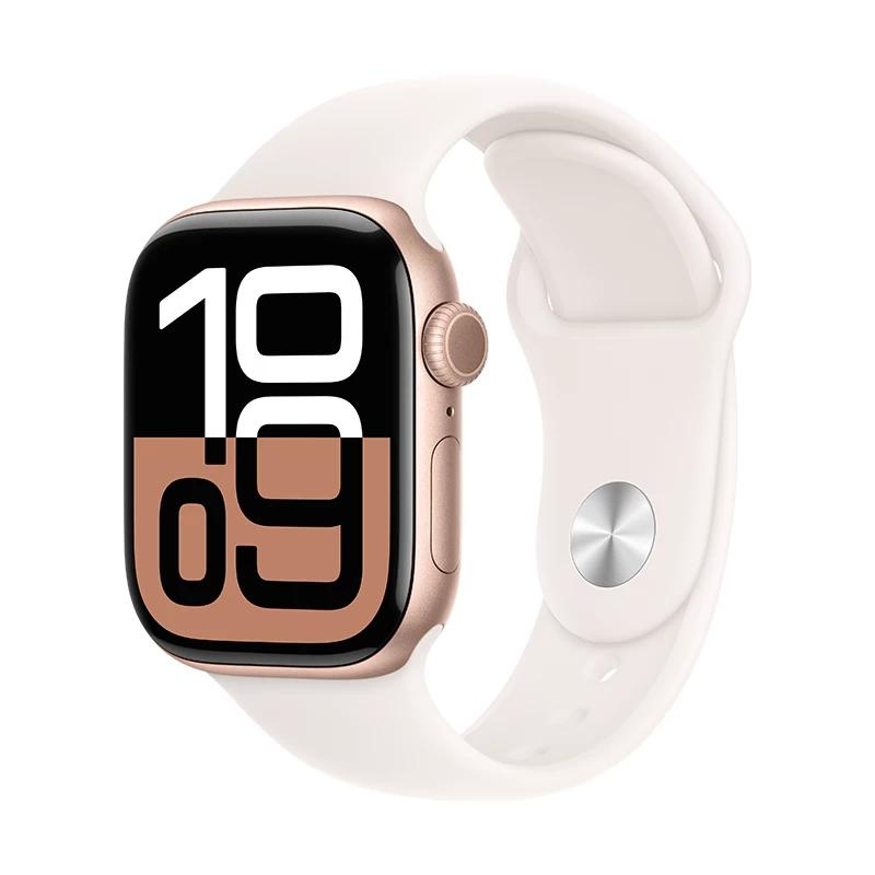 Đồng hồ thông minh Apple Watch Series 10 - GPS, 42mm - Vỏ Nhôm Dây Cao Su