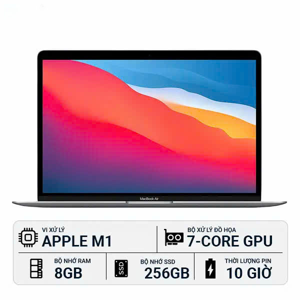 MacBook Air M1 13 inch 2020 8CPU/7GPU - RAM 8GB - 256GB