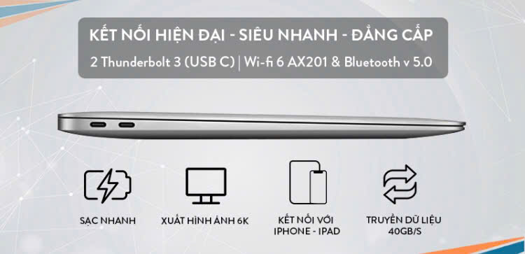 MacBook Air M1 13 inch 2020 8CPU/7GPU - RAM 8GB - 256GB