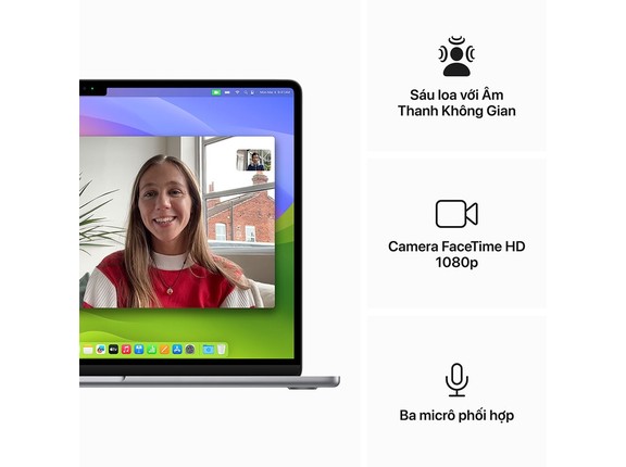 MacBook Air M3 2024 15 inch 8CPU/10GPU - RAM 8GB - 512GB